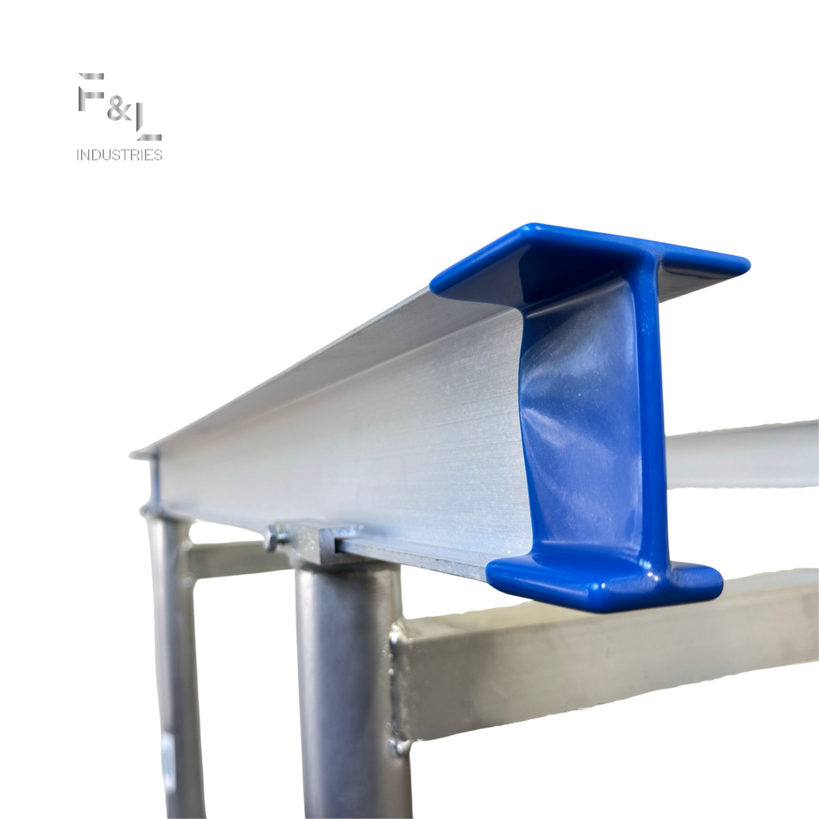 F&L Rubber I-Beam End Cap Set — Industrial Heavy-Duty Beam End Protector Covers — Weatherproof, Shock-Absorbing, Long-Lasting Safety Solution for Construction & Warehouse Use