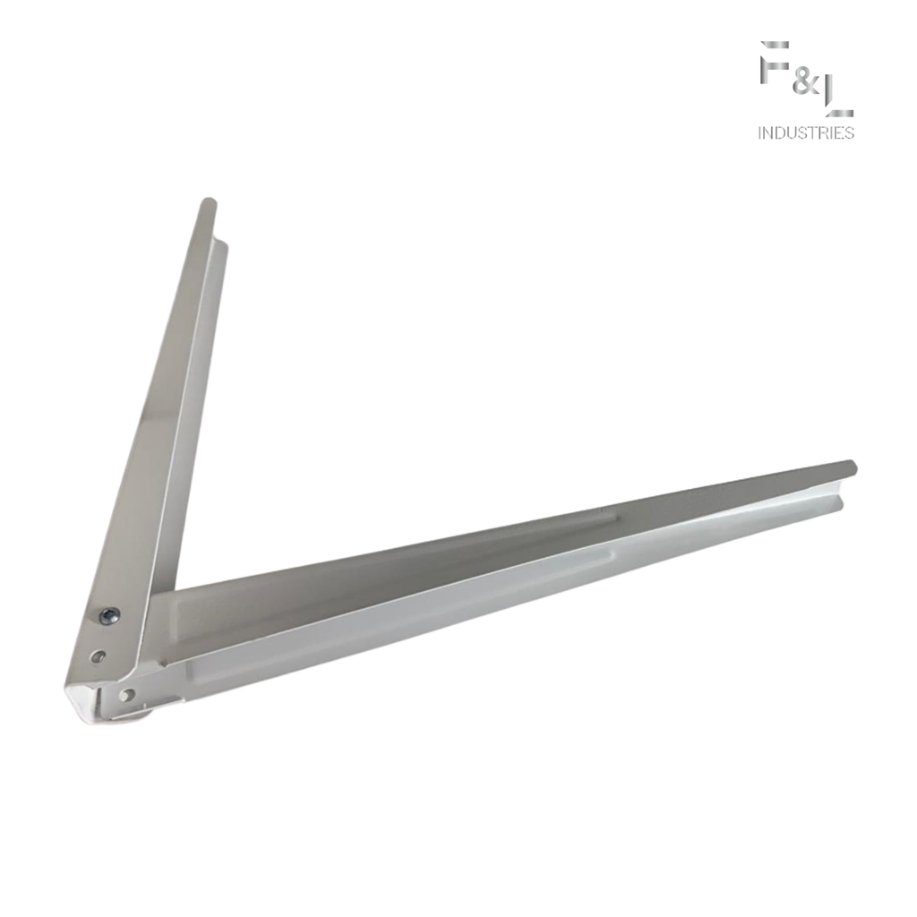 F&L Mini Split Wall Mount Bracket, Heavy Duty Outdoor AC Mount for Ductless Air Conditioner & Heat Pump, Galvanized Steel, Rust Resistant,
