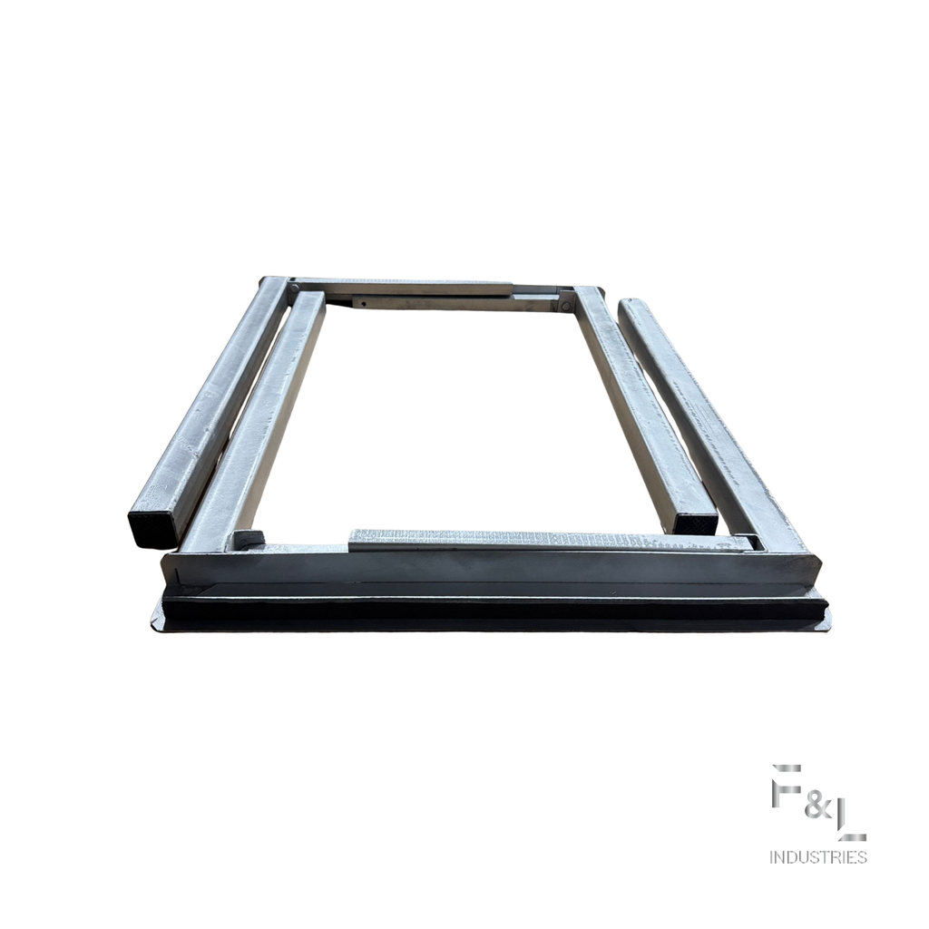 F&L Heavy-Duty Foldable Air Handler Stand – Rust-Resistant Metal Frame for Durable HVAC Support, Compact and Portable Design, Easy to Assemble, Ideal for Stable Equipment Positioning