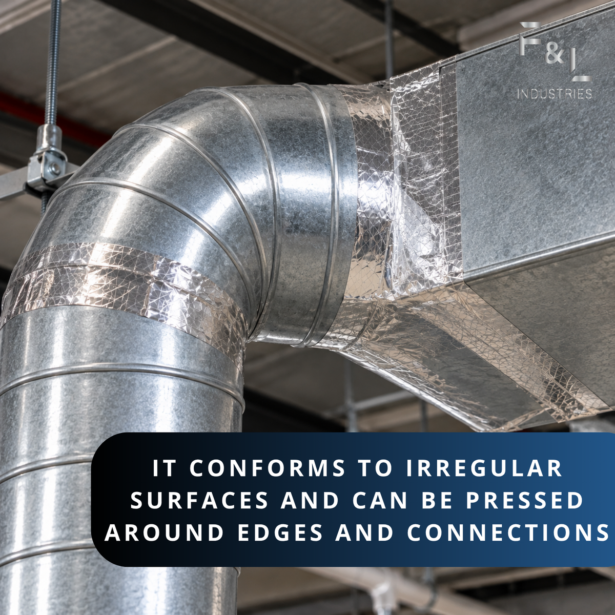 F&L Aluminum Foil Tape Yards, HVAC Metal Duct Tape, Heat Resistant Heavy Duty Sealing Tape for Air Ducts, Insulation, HVAC Repairs and Metal Surfaces