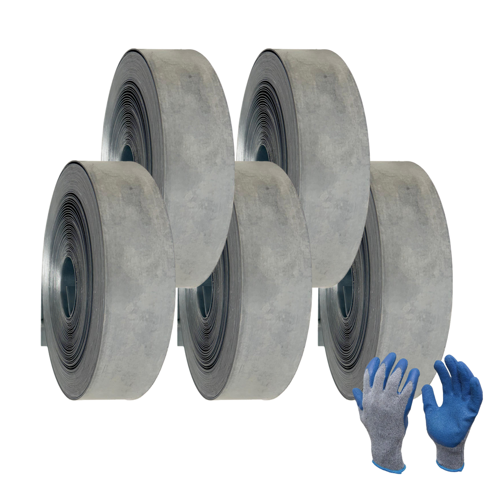F&L Heavy-Duty Metal Hang Strap - Gauge Galvanized Steel Strap, Duct Strap, Pipe Strap – Durable & Flexible for HVAC, Construction, Plumbing & Electrical Use