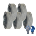 F&L Heavy-Duty Metal Hang Strap - Gauge Galvanized Steel Strap, Duct Strap, Pipe Strap – Durable & Flexible for HVAC, Construction, Plumbing & Electrical Use