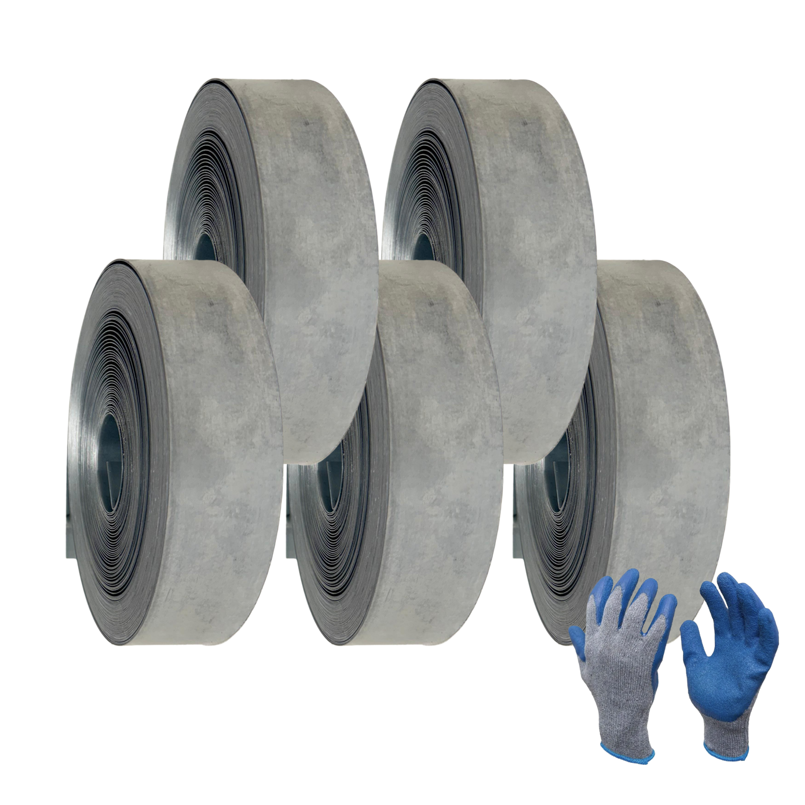 F&L Heavy-Duty Metal Hang Strap - Gauge Galvanized Steel Strap, Duct Strap, Pipe Strap – Durable & Flexible for HVAC, Construction, Plumbing & Electrical Use