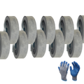 F&L Heavy-Duty Metal Hang Strap - Gauge Galvanized Steel Strap, Duct Strap, Pipe Strap – Durable & Flexible for HVAC, Construction, Plumbing & Electrical Use
