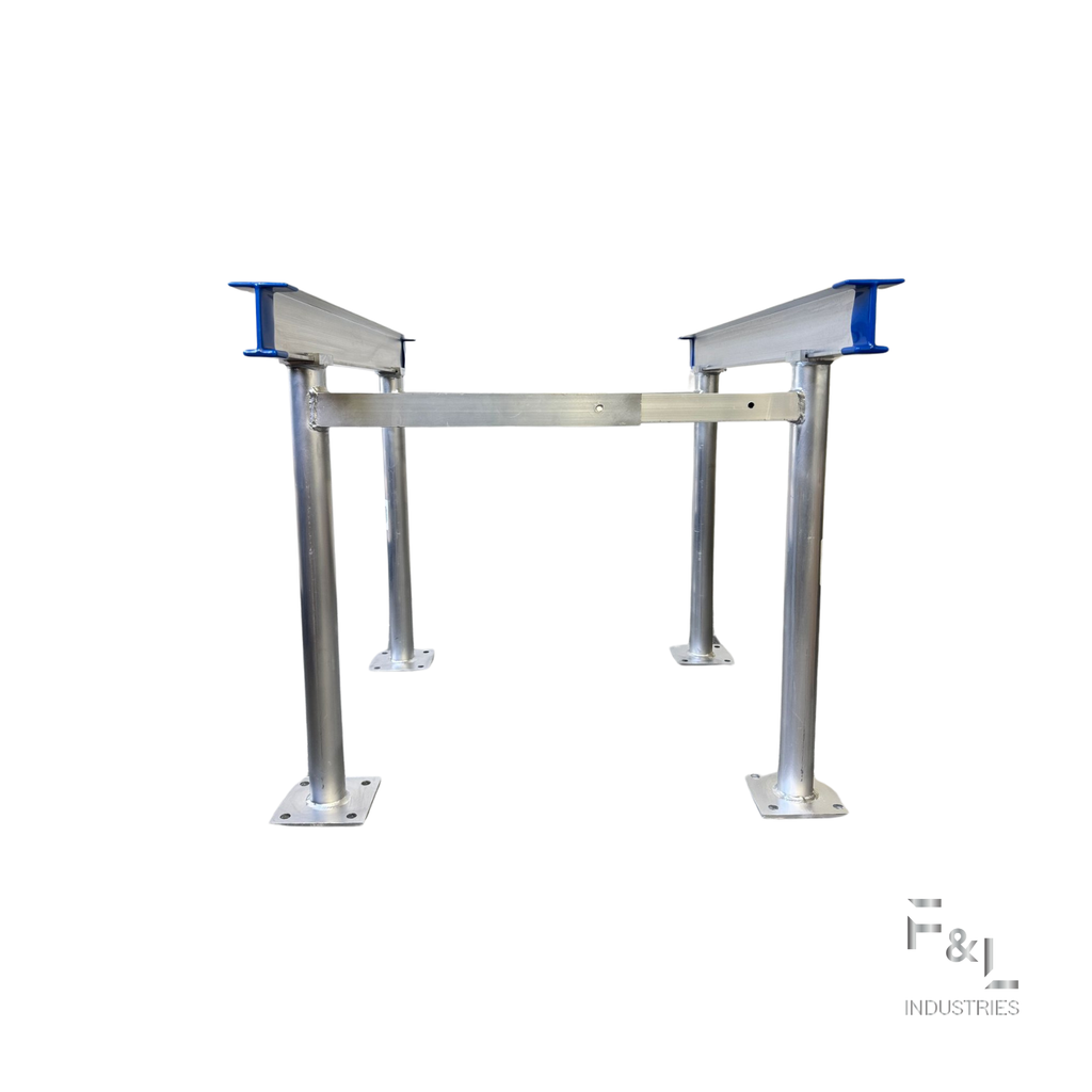 F&L Rubber I-Beam End Cap Set — Industrial Heavy-Duty Beam End Protector Covers — Weatherproof, Shock-Absorbing, Long-Lasting Safety Solution for Construction & Warehouse Use