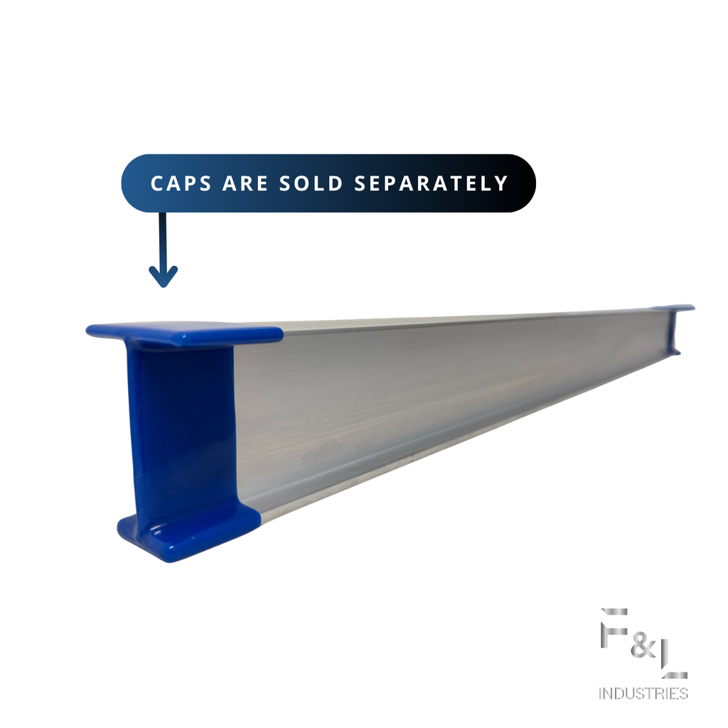 F&L Aluminum I-Beam – 6061 Alloy, Structural Support Rail for A/C Stand Legs
