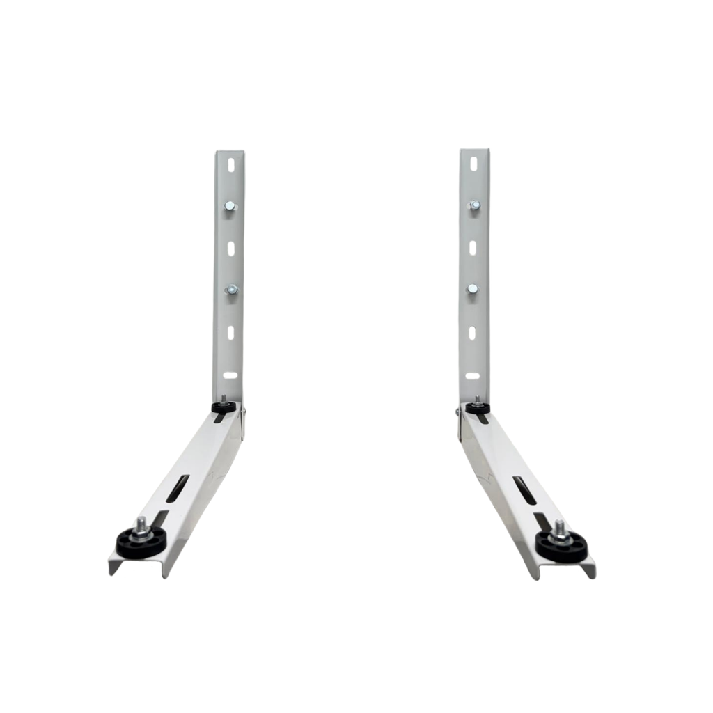 F&L Mini Split Wall Mount Bracket, Heavy Duty Outdoor AC Mount for Ductless Air Conditioner & Heat Pump, Galvanized Steel, Rust Resistant,