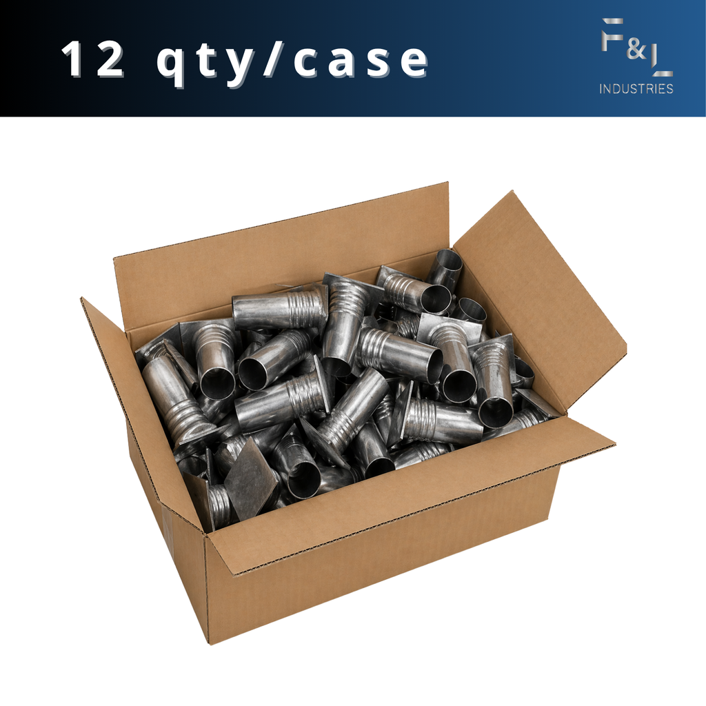 F&L 2.5" Lead Flashing Boot for Roof Pipe Penetrations – Flexible Weatherproof Seal for Pipes – Leak-Proof Lead Roof Flashing for Waterproofing Roof Openings