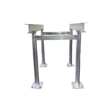 F&L Aluminum AC Stand – Support Leg Frame and I-beam for HVAC Units, Florida Building Code & Miami-Dade Product Approved (FBC & NOA) 30