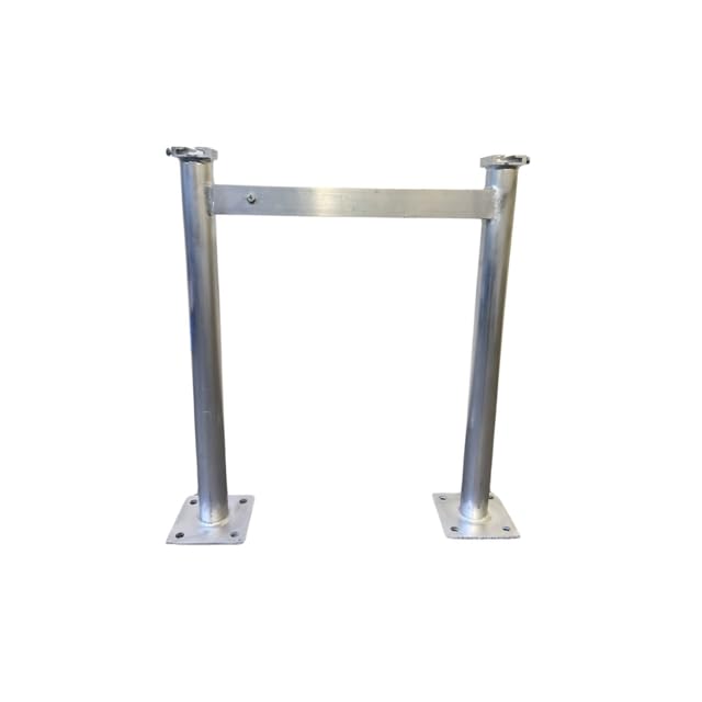 F&L One Leg Frame for AC Stand, Florida Building Code & Miami-Dade Approved(FBC & NOA) - 18" Leg Frame, Full Assembly not Included. I-Beams Sold Separately