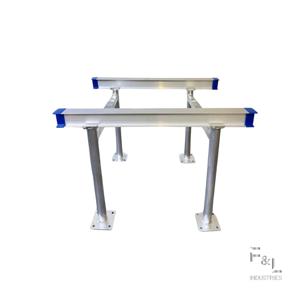 F&L Rubber I-Beam End Cap Set — Industrial Heavy-Duty Beam End Protector Covers — Weatherproof, Shock-Absorbing, Long-Lasting Safety Solution for Construction & Warehouse Use