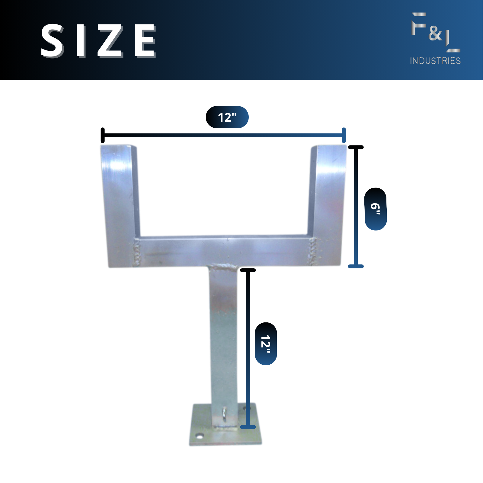 F&L Heavy-Duty Aluminum Rooftop Pipe Supports – Corrosion-Resistant Roof Pipe Stand for Secure HVAC, Plumbing & Electrical Installations – Durable & Weatherproof