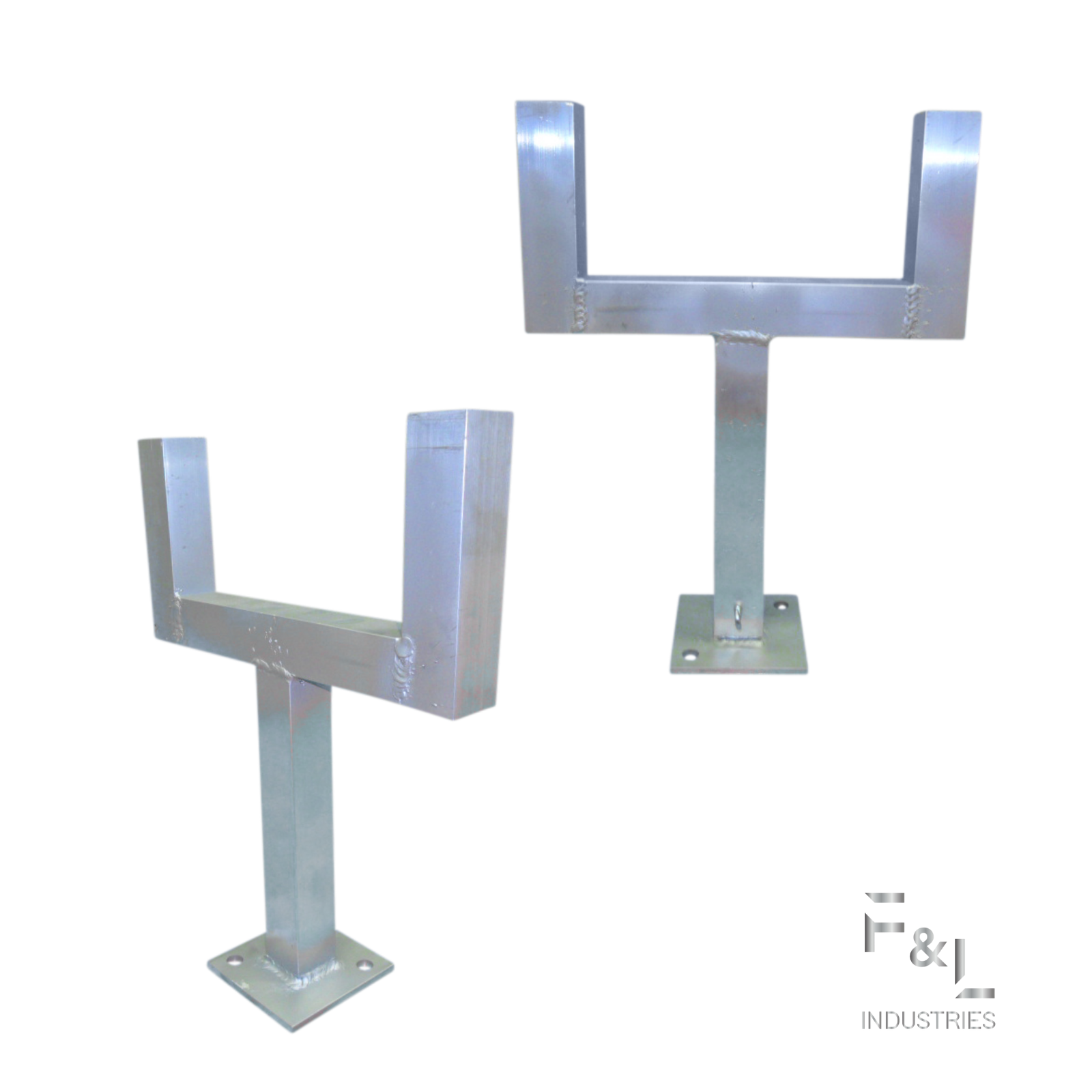 F&L Heavy-Duty Aluminum Rooftop Pipe Supports – Corrosion-Resistant Roof Pipe Stand for Secure HVAC, Plumbing & Electrical Installations – Durable & Weatherproof