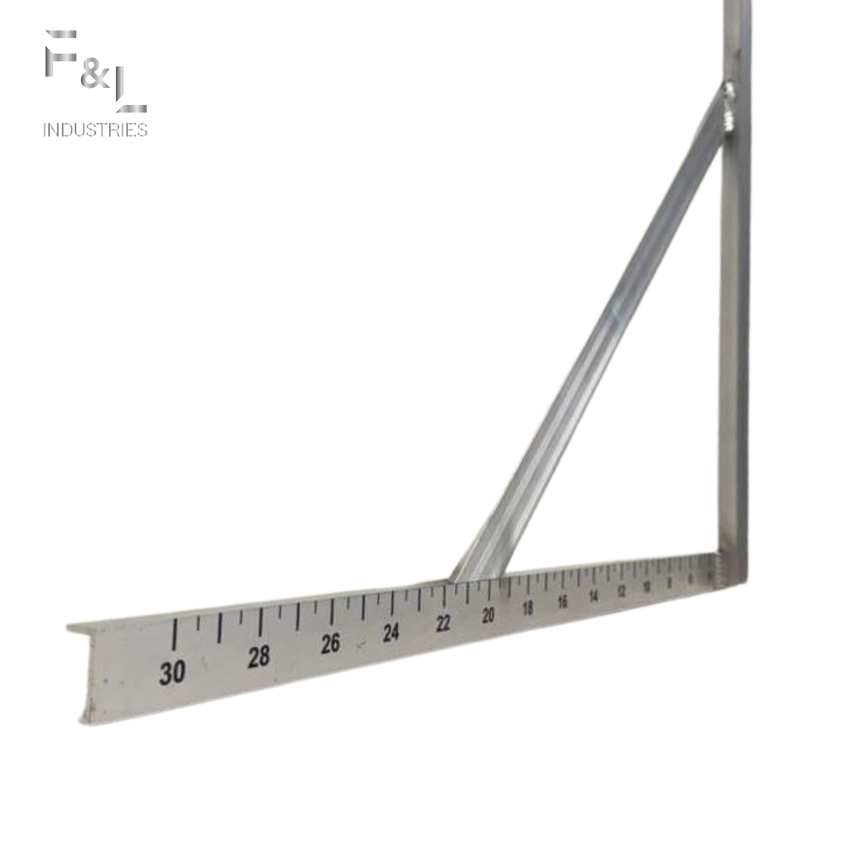 F&L Heavy-Duty Aluminum Square Duct Tool – Precision 90° Angle Cutting Guide for HVAC & Sheet Metal – Durable, Corrosion-Resistant & Perfect for Straight Cuts