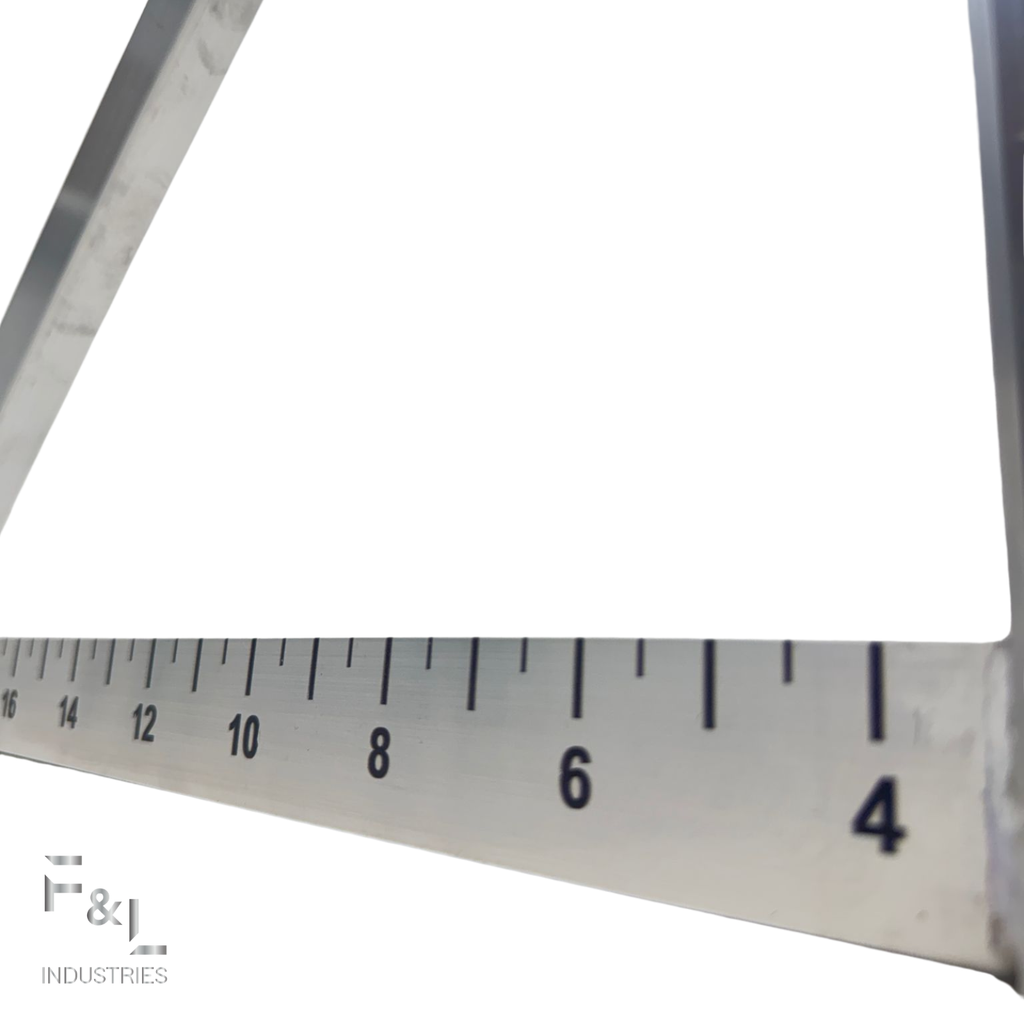 F&L Heavy-Duty Aluminum Square Duct Tool – Precision 90° Angle Cutting Guide for HVAC & Sheet Metal – Durable, Corrosion-Resistant & Perfect for Straight Cuts