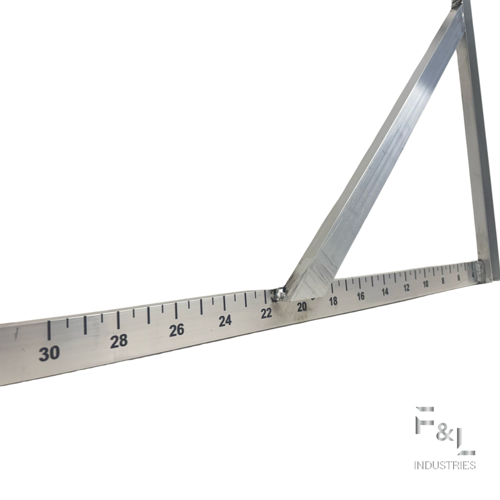 F&L Heavy-Duty Aluminum Square Duct Tool – Precision 90° Angle Cutting Guide for HVAC & Sheet Metal – Durable, Corrosion-Resistant & Perfect for Straight Cuts