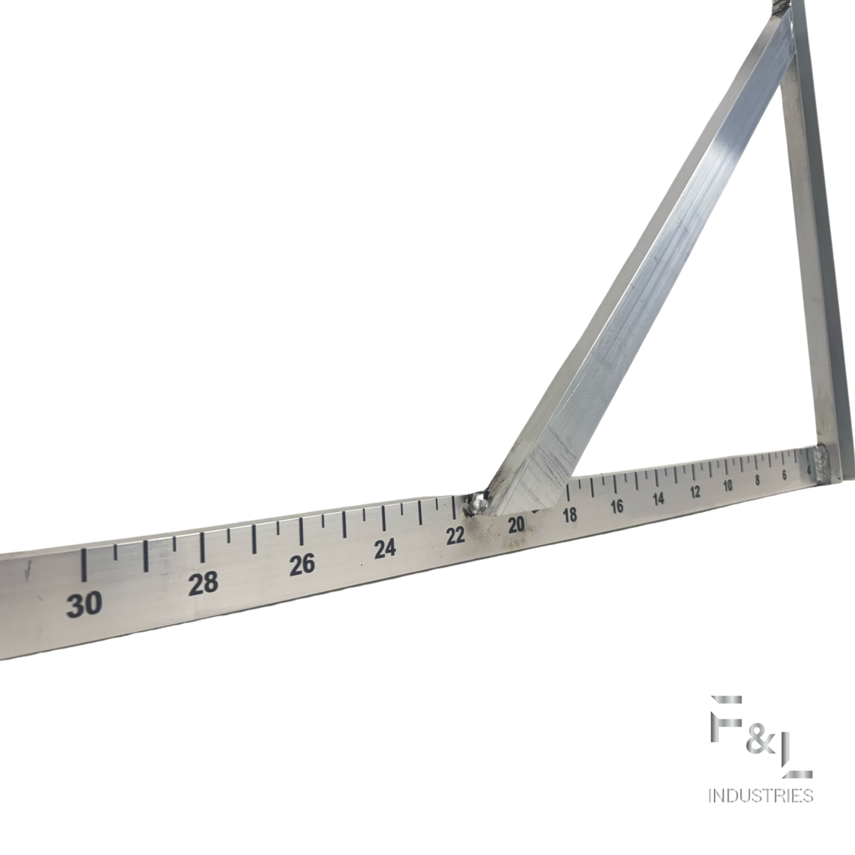 F&L Heavy-Duty Aluminum Square Duct Tool – Precision 90° Angle Cutting Guide for HVAC & Sheet Metal – Durable, Corrosion-Resistant & Perfect for Straight Cuts
