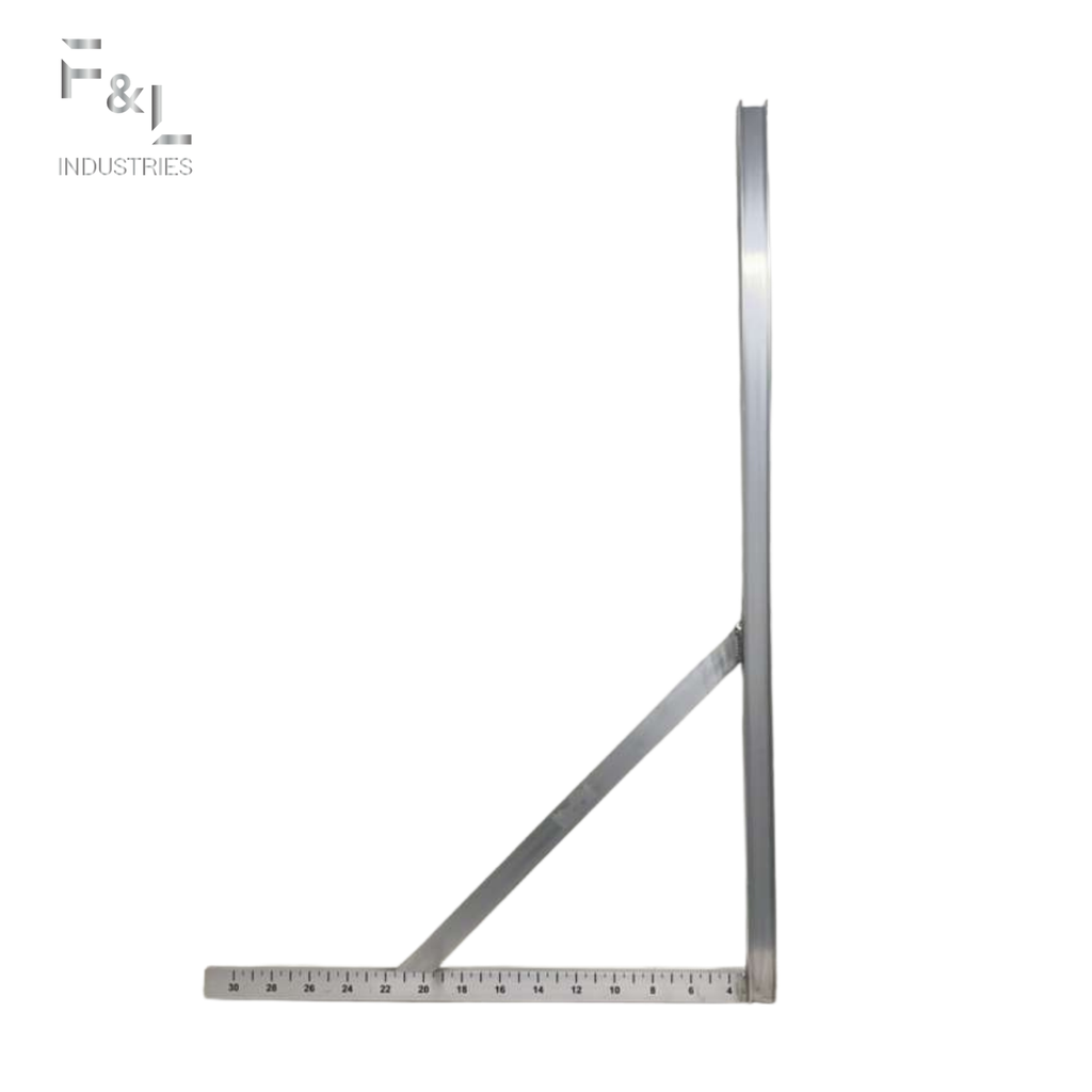 F&L Heavy-Duty Aluminum Square Duct Tool – Precision 90° Angle Cutting Guide for HVAC & Sheet Metal – Durable, Corrosion-Resistant & Perfect for Straight Cuts