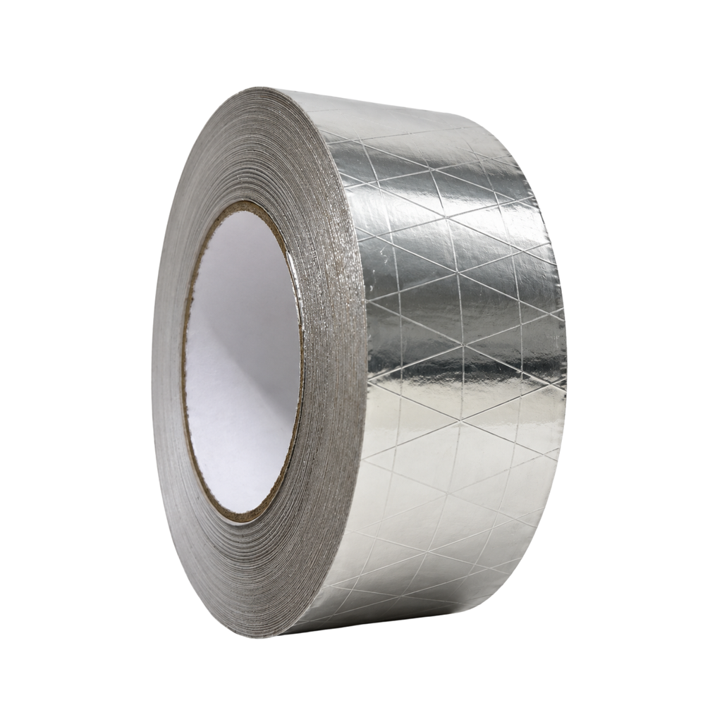 F&L Aluminum FSK Foil Tape (Foil-Scrim-Kraft), Yards, Heat Resistant HVAC Duct & Insulation Tape for Sealing, Repair, Air Ducts and Metal Surfaces