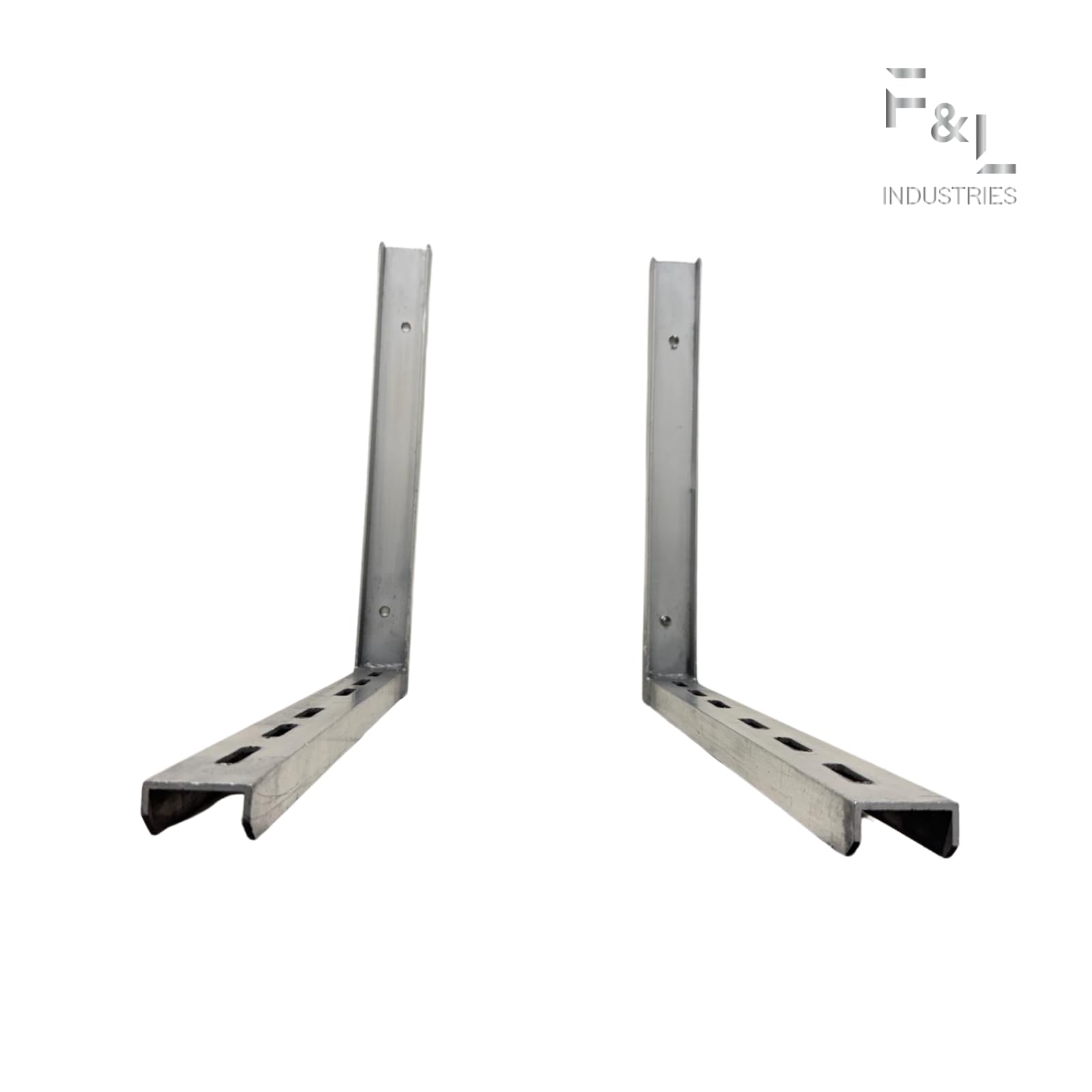 F&L Mini Split Wall Mount Bracket—Rust-Resistant Aluminum AC Support for Ductless Heat Pump Systems