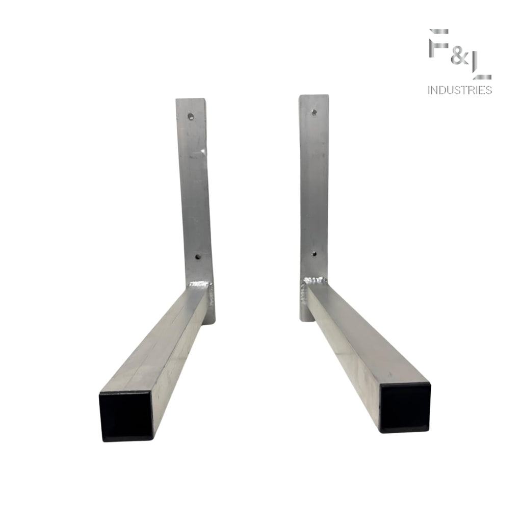 F&L Mini Split Wall Mount Bracket—Rust-Resistant Aluminum AC Support for Ductless Heat Pump Systems