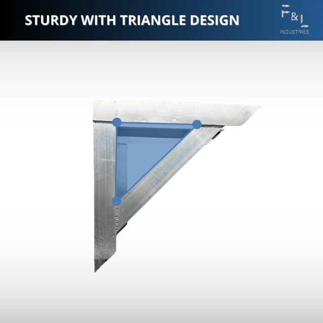 Aluminum Wall Brackets — Heavy-Duty