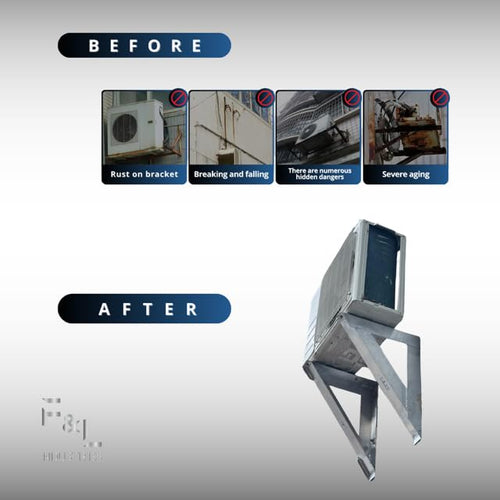 Aluminum Wall Brackets — Heavy-Duty