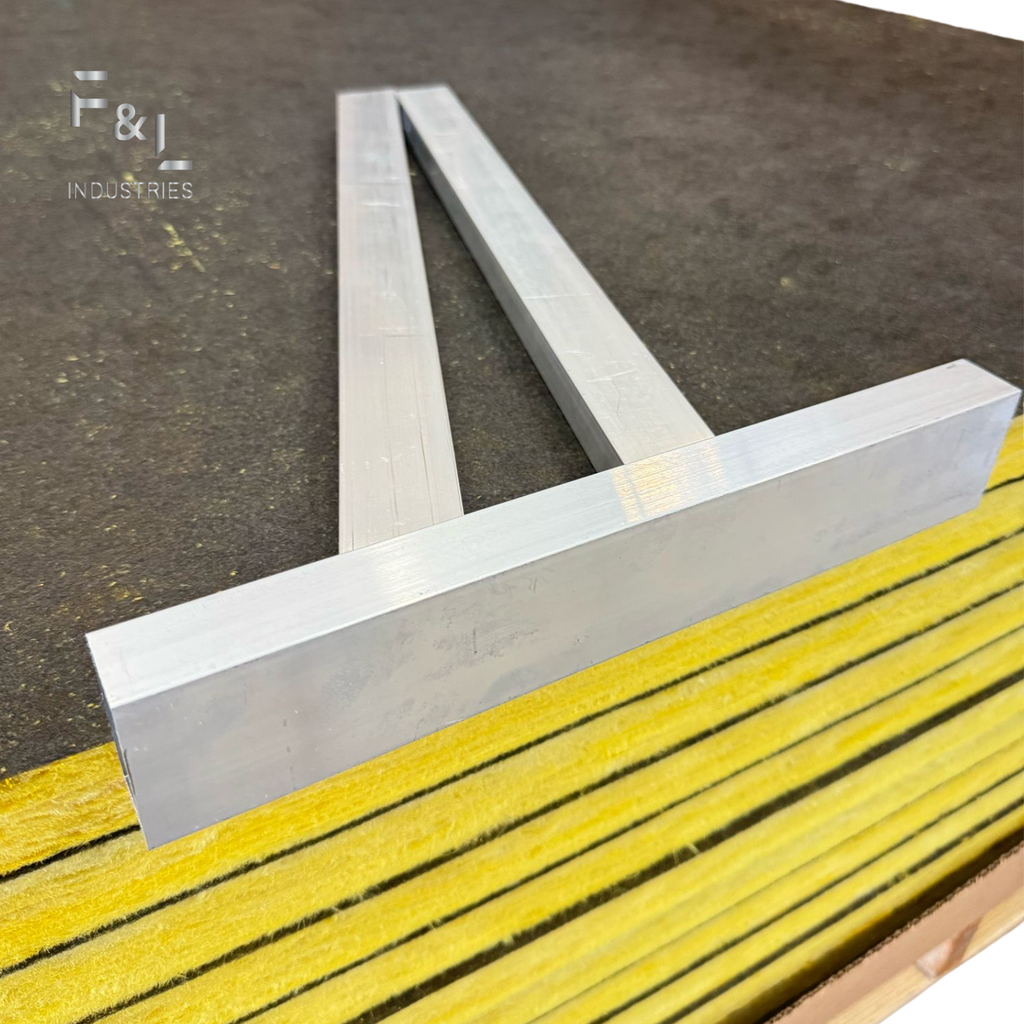 F&L Heavy-Duty Aluminum Square Duct Angle Cutting Guide – Precision 15° & 22.5° Tool for HVAC Ductwork, Sheet Metal & Duct Board – Corrosion-Resistant, Durable, Easy-to-Use Airflow Control Accessory