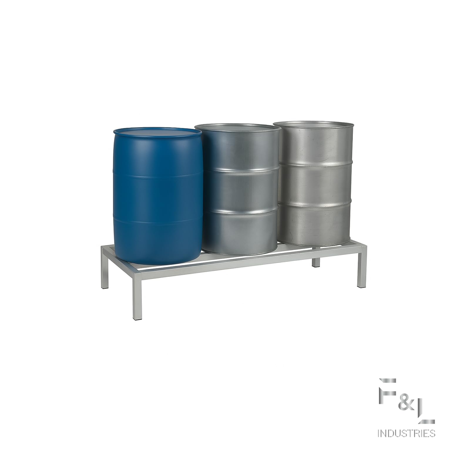 F&L Heavy-Duty Aluminum Dunnage Rack – 1850 lb Capacity, All-Welded Aluminum Storage Platform Designed for Warehouses, Restaurants, Retail Backrooms, and Industrial Use