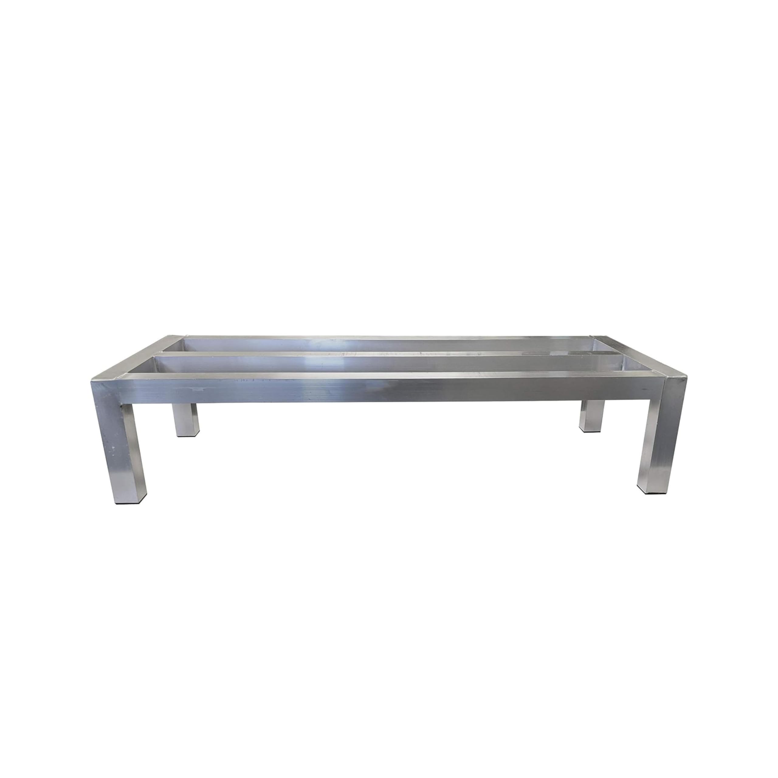 F&L Heavy-Duty Aluminum Dunnage Rack – 1850 lb Capacity, All-Welded Aluminum Storage Platform Designed for Warehouses, Restaurants, Retail Backrooms, and Industrial Use