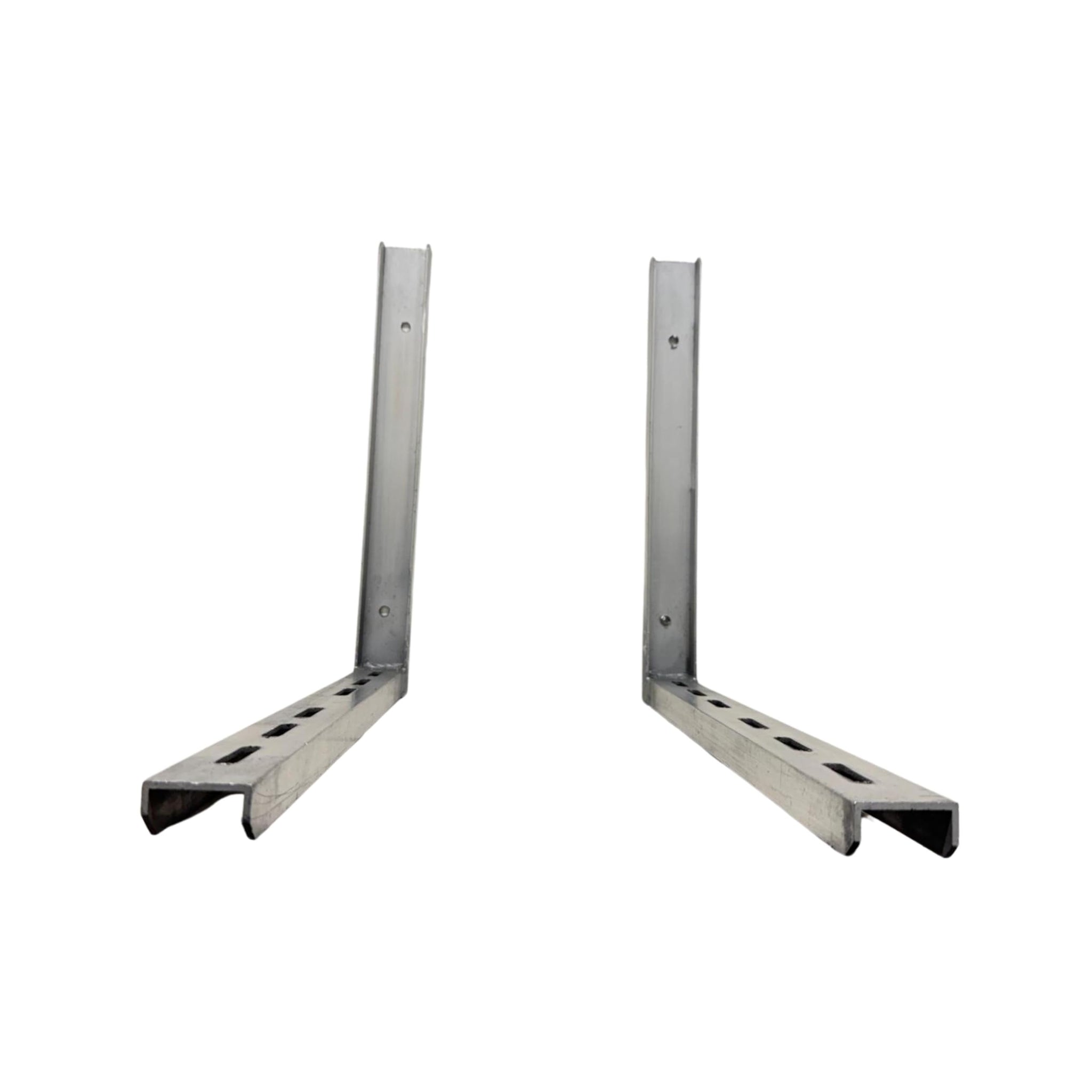 F&L Heavy-Duty Mini Split Wall Mount Bracket—Adjustable, Rust-Resistant Aluminum AC Support for Ductless Heat Pump Systems—Universal Fit, 700 lb Capacity. (18"x18")