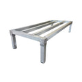 F&L Heavy-Duty Aluminum Dunnage Rack – 1850 lb Capacity, All-Welded Aluminum Storage Platform Designed for Warehouses, Restaurants, Retail Backrooms, and Industrial Use