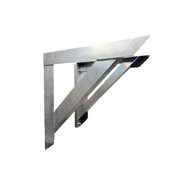 F&L Heavy-Duty Aluminum Wall Brackets – Corrosion-Resistant for AC Units – Sturdy Triangle Design Bracket – (12