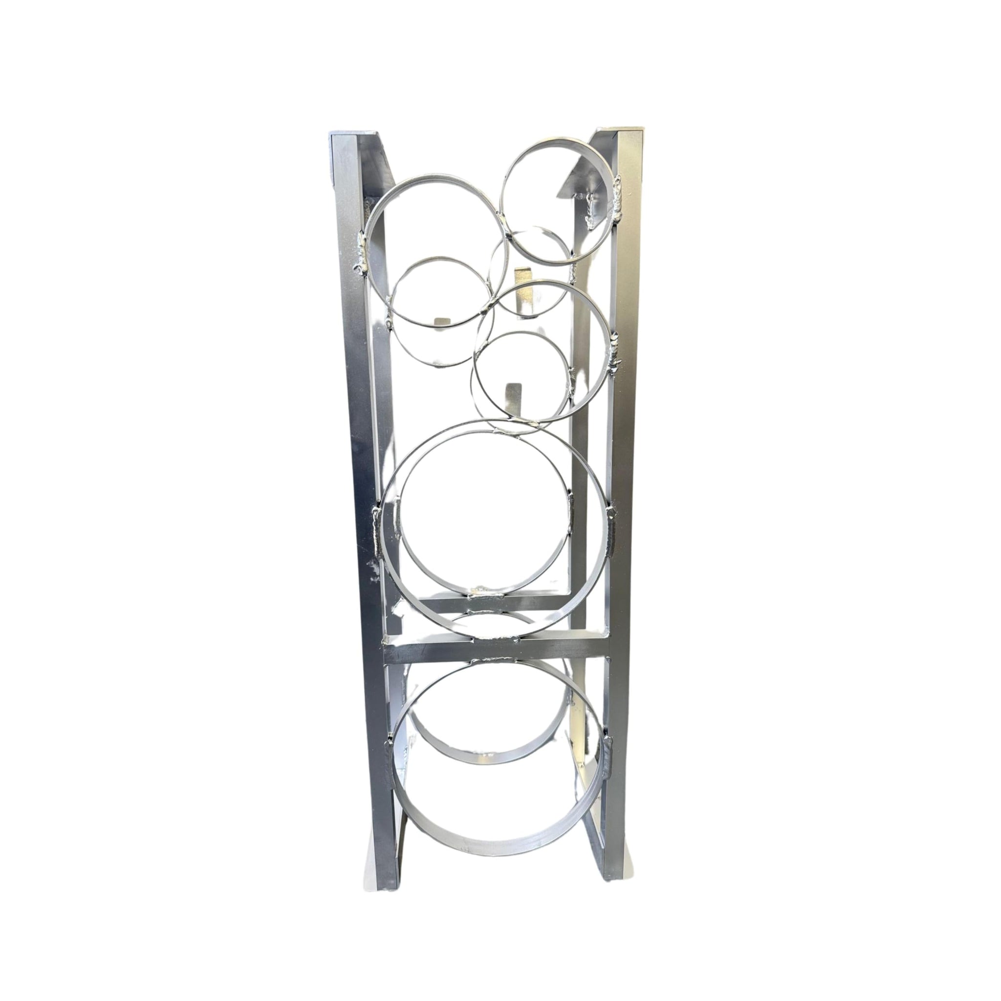 F&L Heavy-Duty Tank Holder – Universal Cylinder Rack for Freon, Oxygen, Nitrogen & CO2 – Secure Tank Holder Bracket for Industrial, Medical & HVAC Use – Rust-Resistant Aluminum (2 x 30 Lbs Oxy, Acty)