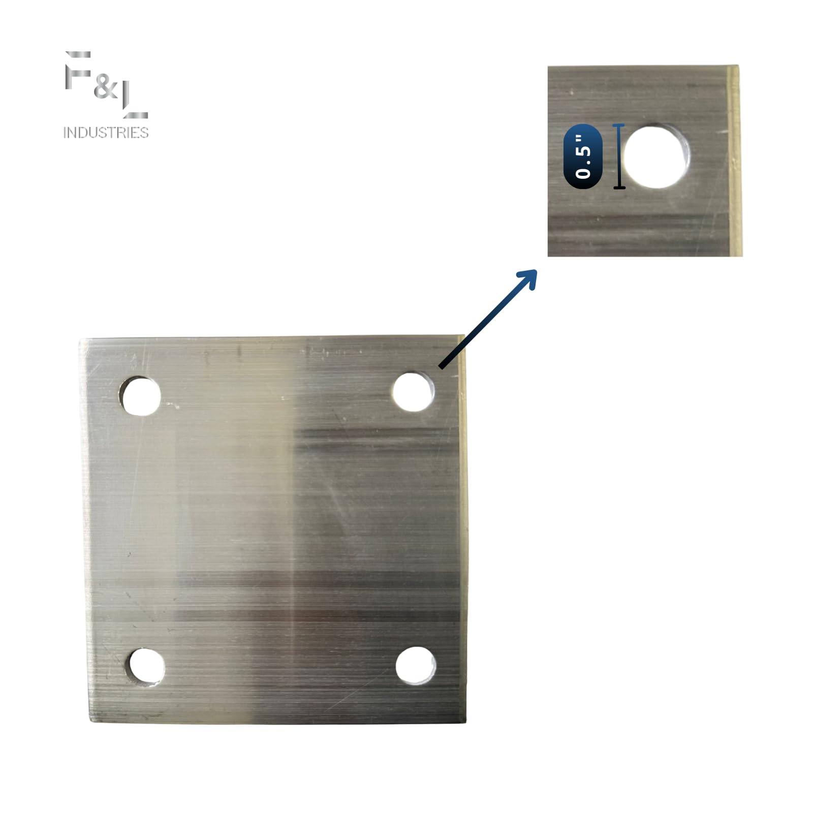 Aluminum Base Plate — 6061-T6