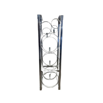 F&L Heavy-Duty Tank Holder – Universal Cylinder Rack for Freon, Oxygen, Nitrogen & CO2 – Secure Tank Holder Bracket for Industrial, Medical & HVAC Use – Rust-Resistant Aluminum (2 x 30 Lbs Oxy, Acty)