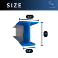 F&L Rubber I-Beam End Cap Set — Industrial Heavy-Duty Beam End Protector Covers — Weatherproof, Shock-Absorbing, Long-Lasting Safety Solution for Construction & Warehouse Use