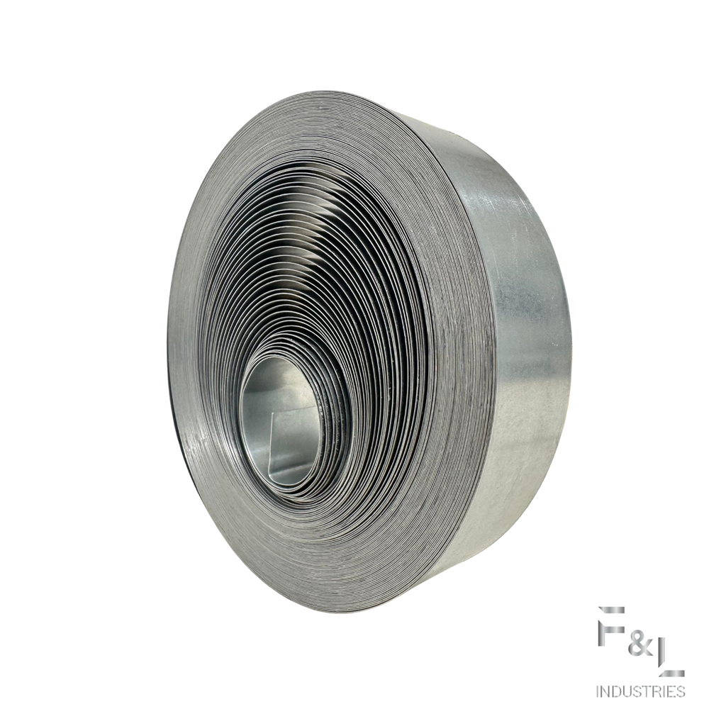 F&L Heavy-Duty Metal Hang Strap - Gauge Galvanized Steel Strap, Duct Strap, Pipe Strap – Durable & Flexible for HVAC, Construction, Plumbing & Electrical Use