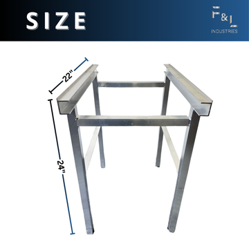 F&L Standard Aluminum Air Handler Stand – High-Efficiency HVAC Unit for Superior Air Circulation – Corrosion-Resistant, Durable & Energy-Efficient for Home & Commercial Use