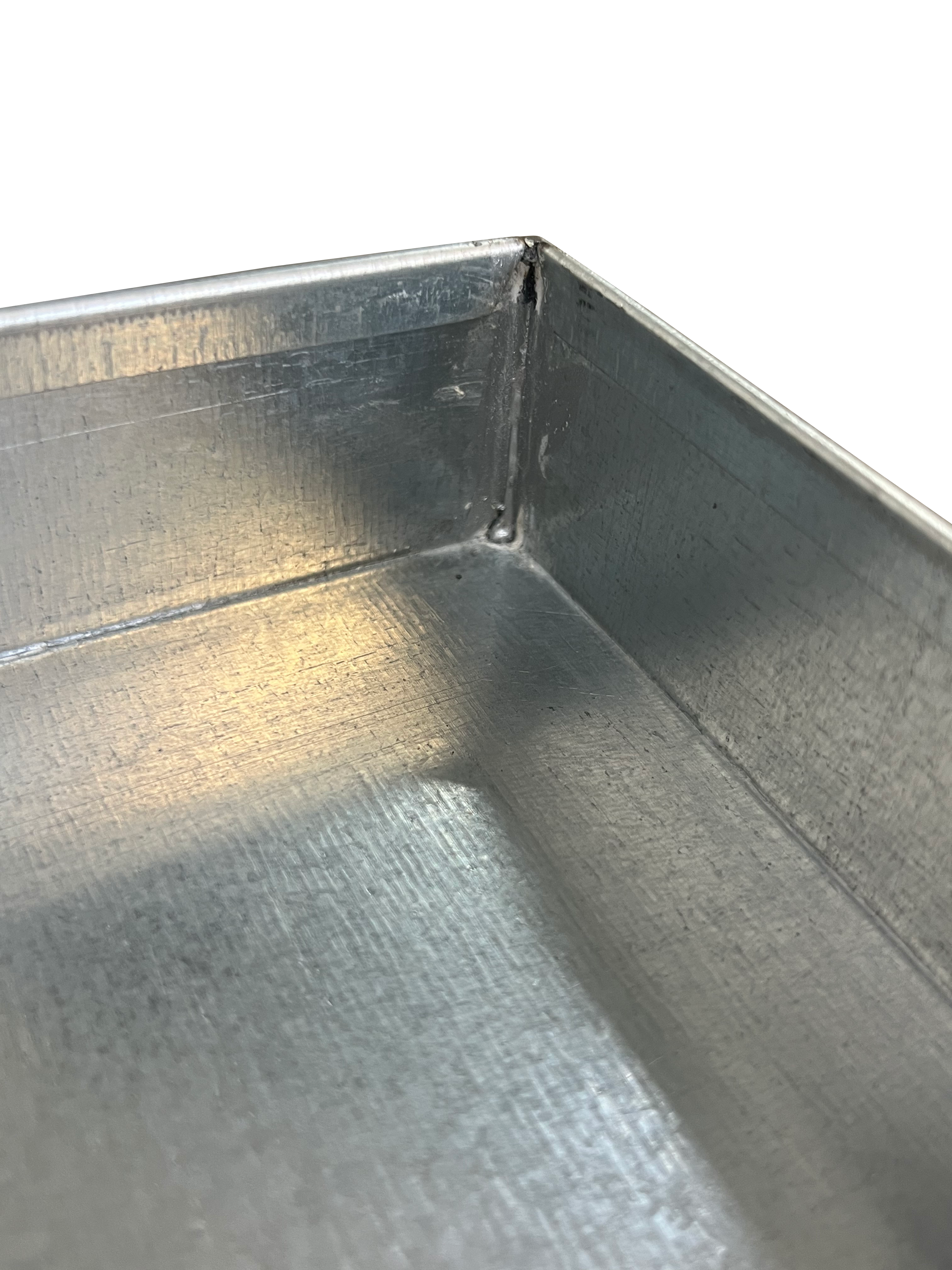 Galvanized Drain Pan — With Hole